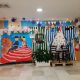 El hall del Hospital Infantil se viste de Feria de Abril para hacer disfrutar a los pequeños
