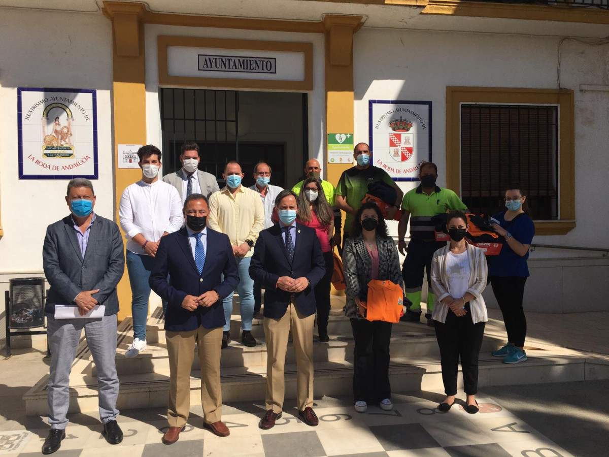 La Roda de Andalucía presenta su nueva Agrupación de Protección Civil