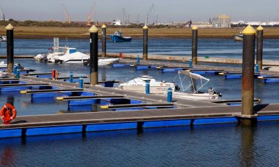 Foto: imagen de archivo del puerto deportivo puntaumbrieño (Huelva Costa).