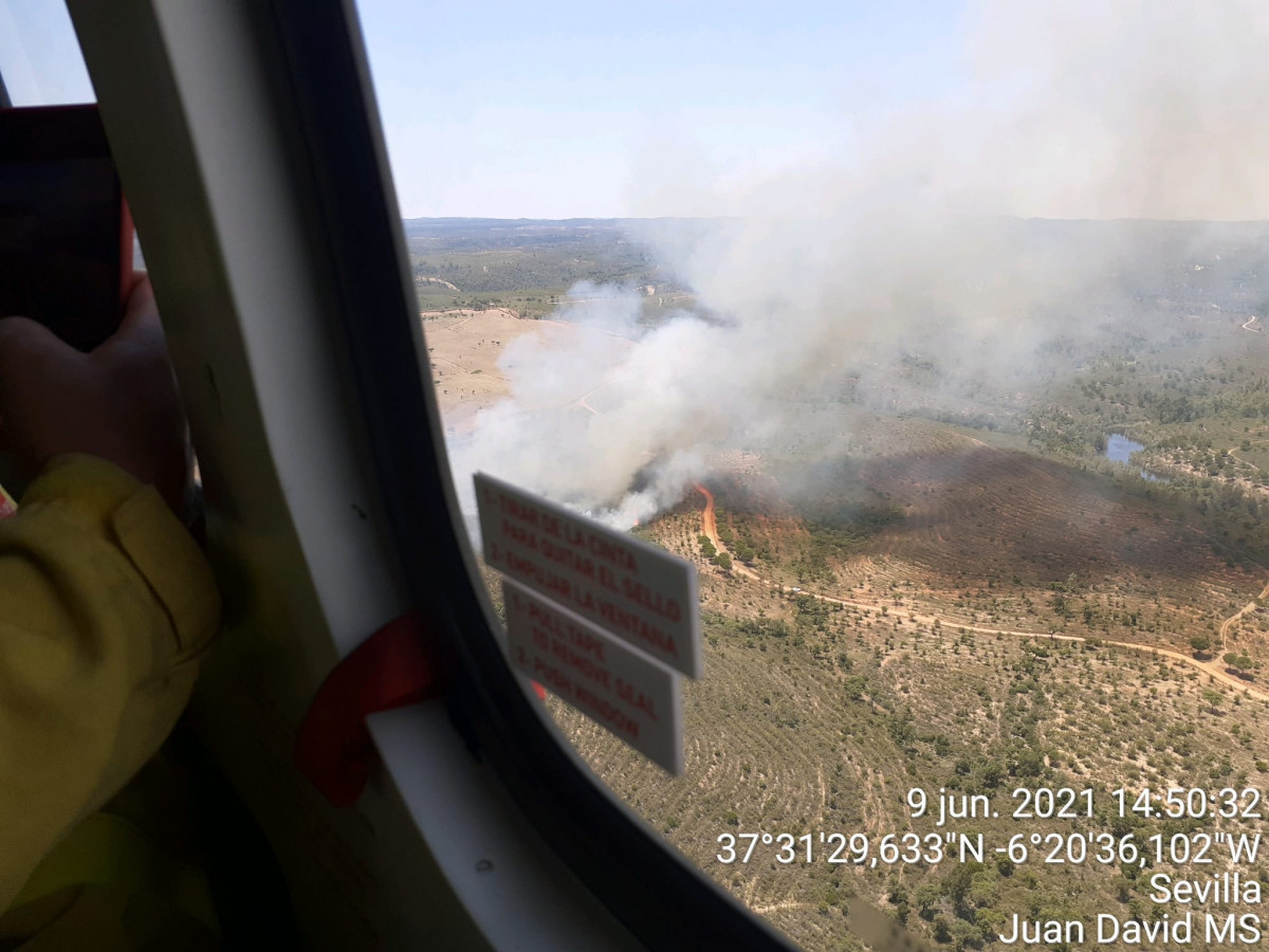 Estabilizado el incendio de Aznalcóllar