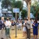 Inauguran con el nombre Jardines Periodista Valentín García una zona verde en Triana