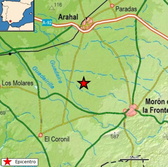 Un terremoto de 3,1 grados se siente en Montellano
