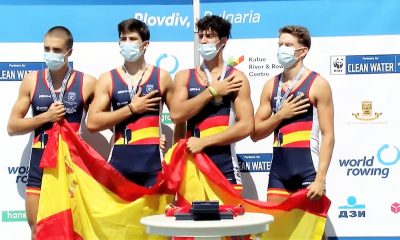 Sevillanos campeones del mundo de remo en Plovdiv