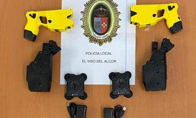 La Policía de El Viso del Alcor estrena dispositivos TASER