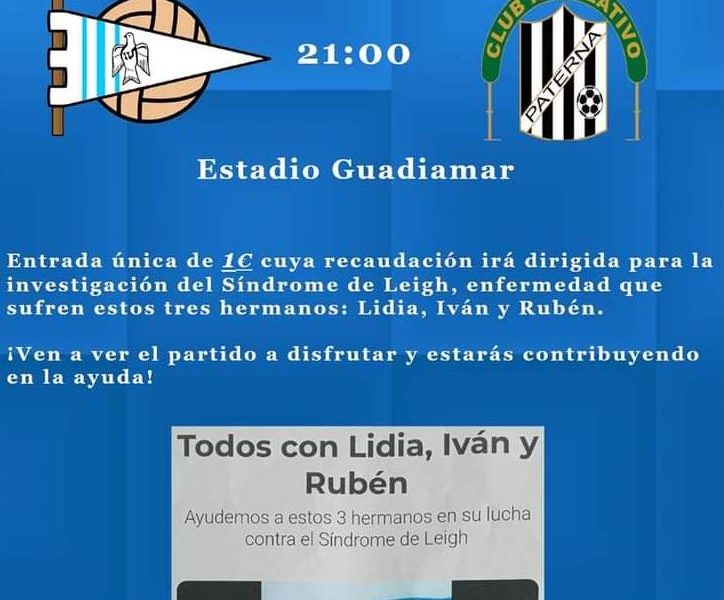 Benacazón CF y Recreativo Paterna ponen su grano de arena en la lucha contra las mitocondriales