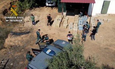 Incautan más de tres toneladas de hachís en una finca de Villamanrique de la Condesa