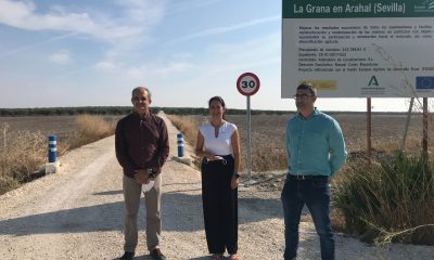 Junta y Ayuntamiento supervisan el Camino de La Graná de Arahal