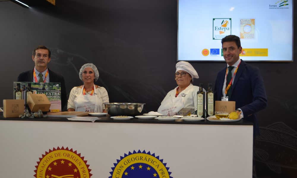Estepa presenta en el Salón Gourmets su mantecado de AOVE