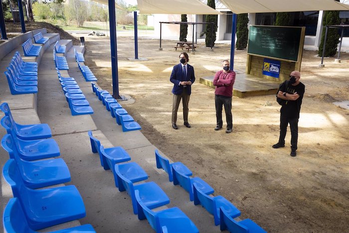 La UPO pone cuatro aulas al aire libre a disposición de la comunidad universitaria