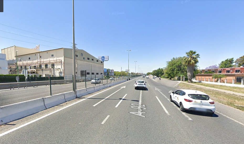 Siete heridos en una colisión múltiple registrada en la A-92 en Sevilla