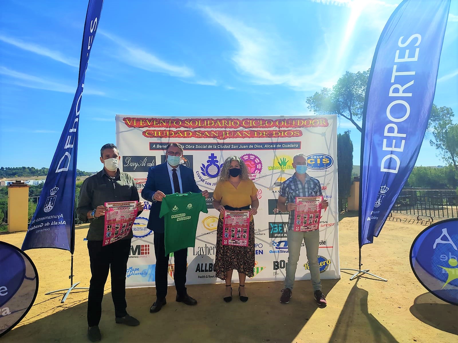 Pedaladas de solidaridad en el VI Ciclo ?Outdoor Ciudad de San Juan de Dios de Alcalá