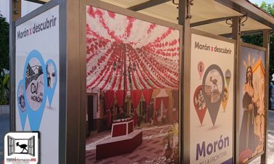 La campaña de promoción turística de Morón llega a las marquesinas de las paradas de autobuses