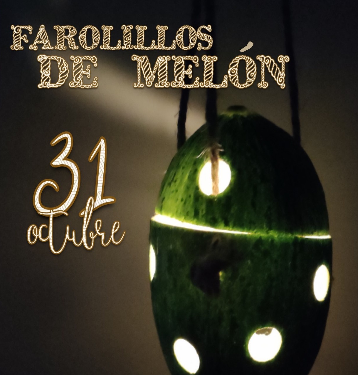 Olivares recupera sus farolillos de melón para Halloween