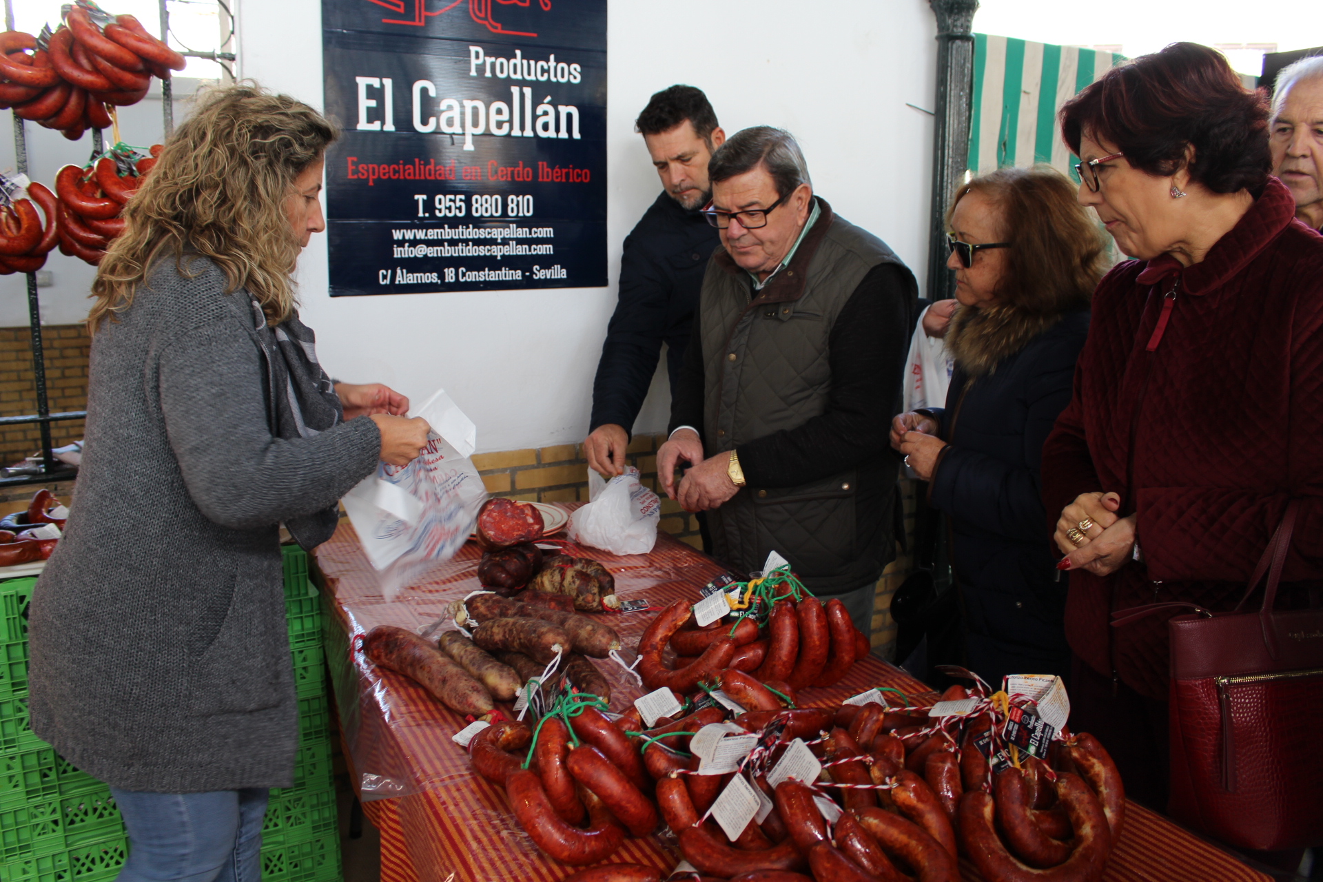 Constantina celebra la VIII Feria del Mosto y Productos ibéricos de Constantina