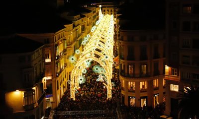 María Casado lleva la luz a la Navidad de Málaga