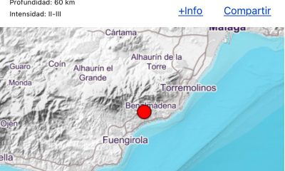 Registrado un terremoto de magnitud 4,1 con epicentro en Benalmádena