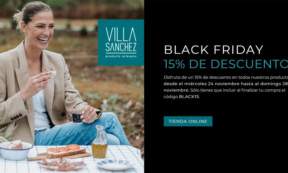 El Black Friday llega a los productos del cerdo ibérico de Villa Sánchez