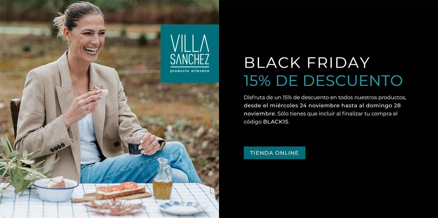 El Black Friday llega a los productos del cerdo ibérico de Villa Sánchez