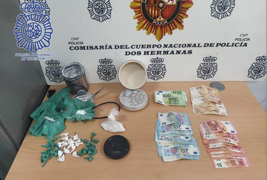 Dos detenidos a cargo de un servicio de “telecoca” en Dos Hermanas