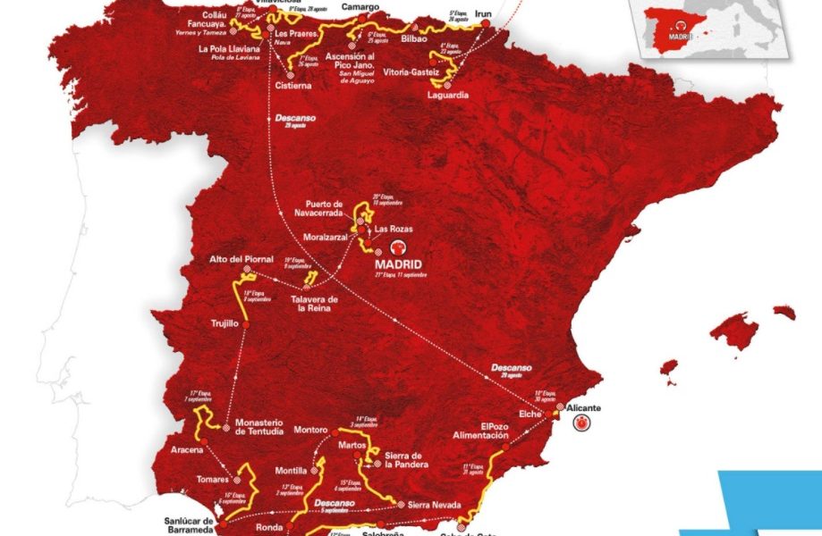 Aracena acogerá la salida de una de las etapas de La Vuelta 22