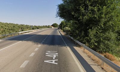 Cuatro heridos en una colisión entre dos turismos en Úbeda