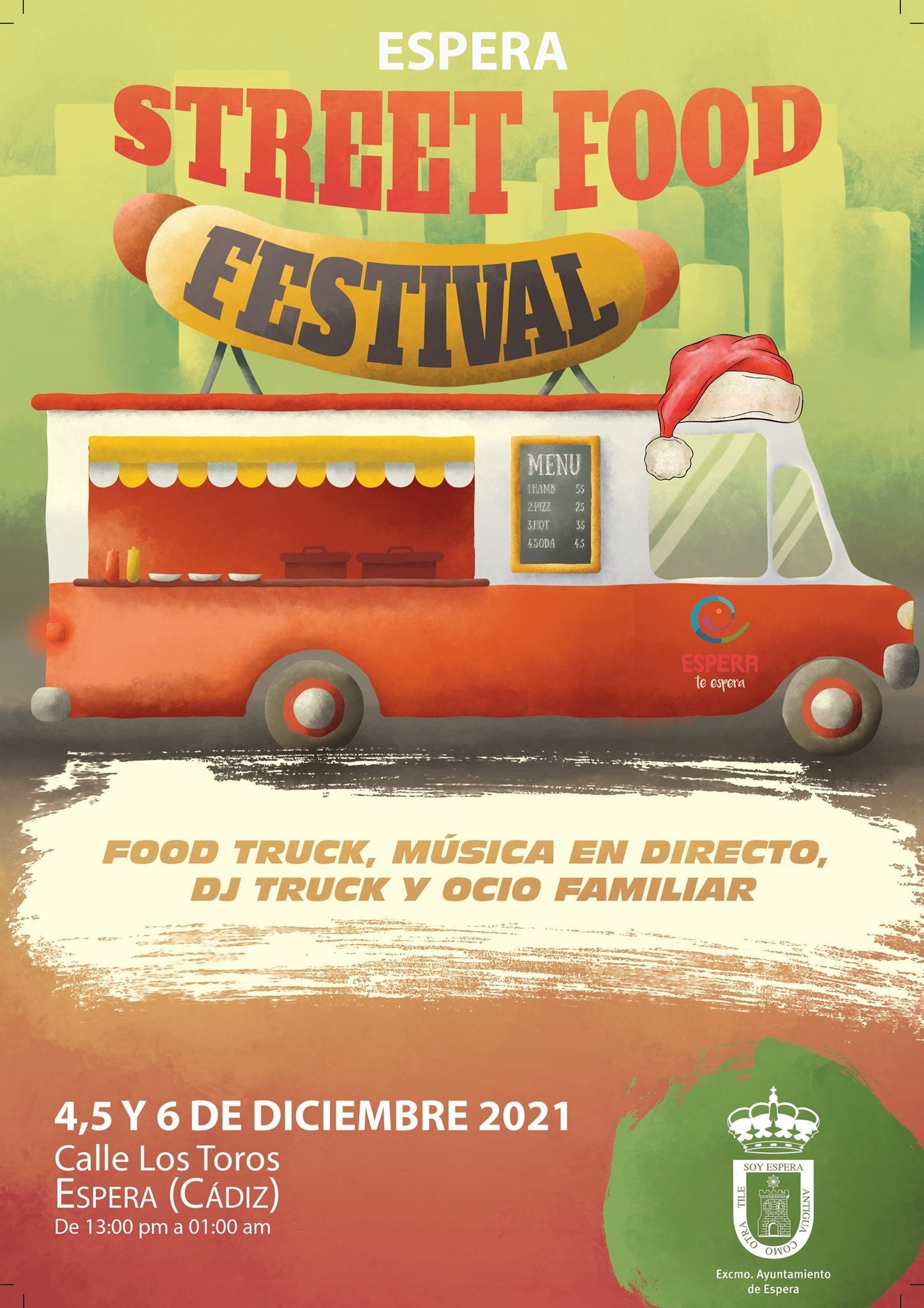 'Food truck', conciertos y talleres en el I 'Espera Street Food Festival'