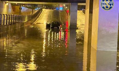 Emergencias 112 atiende casi 300 incidencias en la provincia de Sevilla por la lluvia