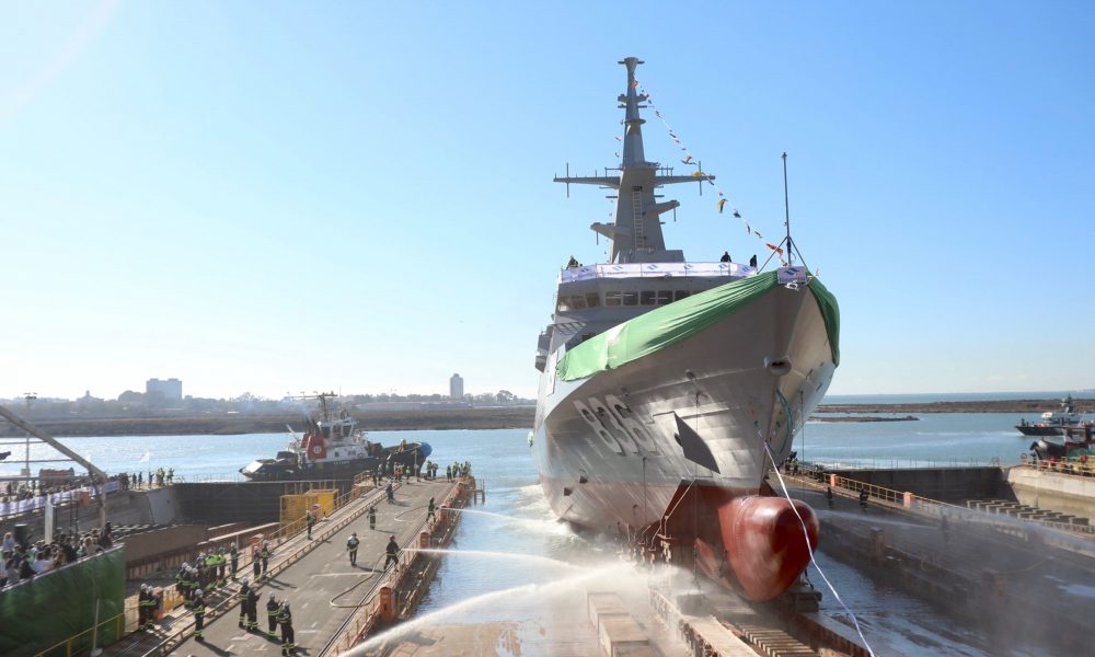Navantia bota la quinta corbeta para Arabia Saudí en San Fernando