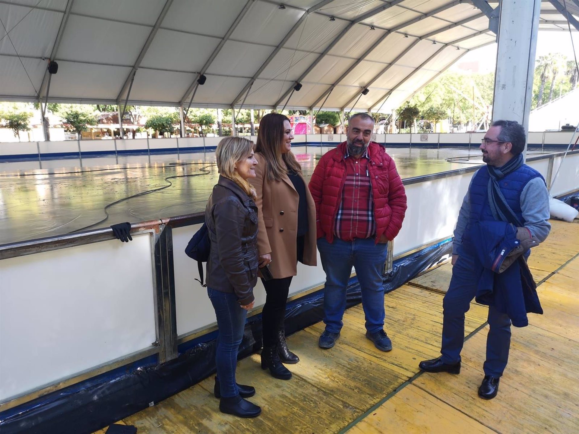 On Ice, pistas de hielo cubiertas y atracciones en El Prado de San Sebastián