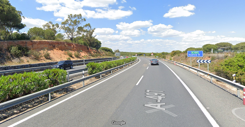 Fallece un motorista en un accidente de tráfico en Gibraleón (Huelva)