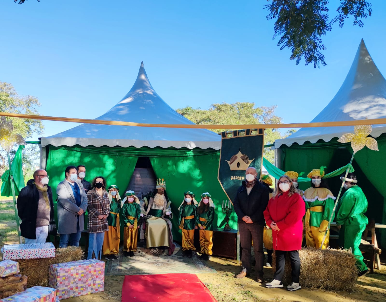 Los Reyes Magos acampan desde este lunes en Bormujos