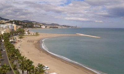 Rescatan un cuerpo sin vida en la orilla de la Playa de la Malagueta