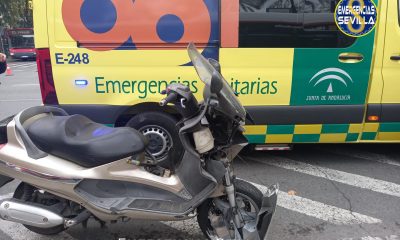 Dos heridos en diferentes accidentes de tráfico en Sevilla capital