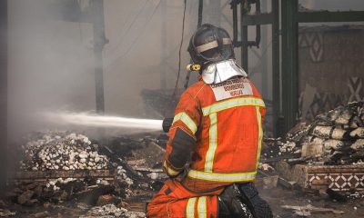 Un joven evacuado intoxicado por inhalación de humo al arder una cocina en Huelva