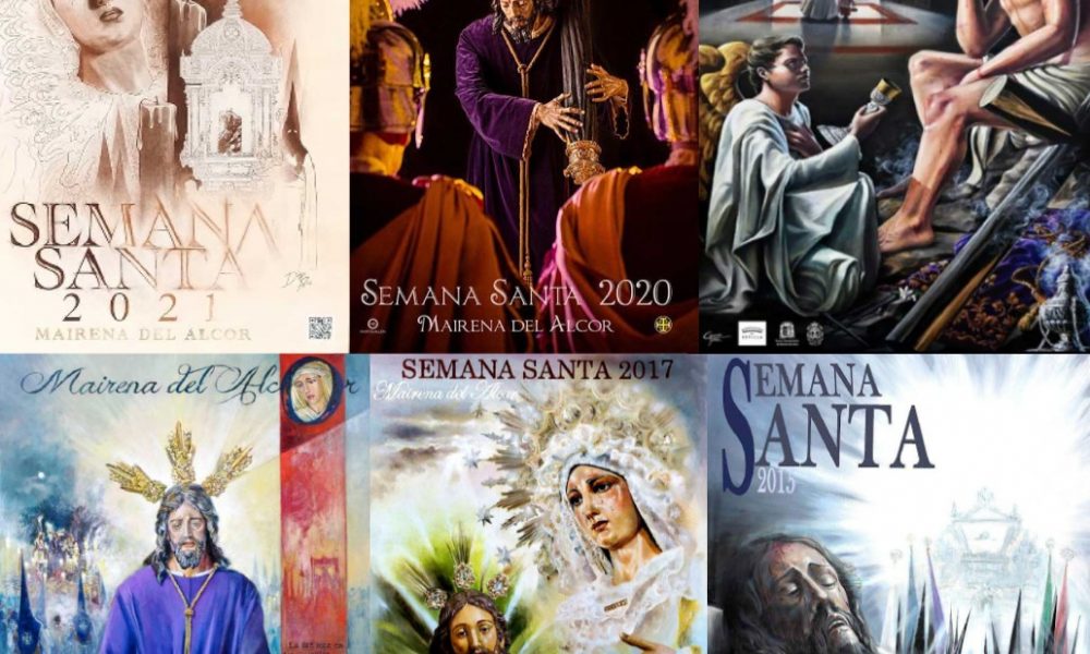 Una exposición recoge los 40 años de carteles de Semana Santa en Mairena del Alcor