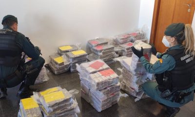 Detenido en un control antidroga en Guadix con 387 kilos de hachís en una furgoneta