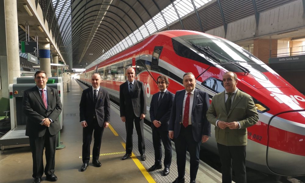 Iryo presenta en Sevilla su nuevo tren de alta velocidad