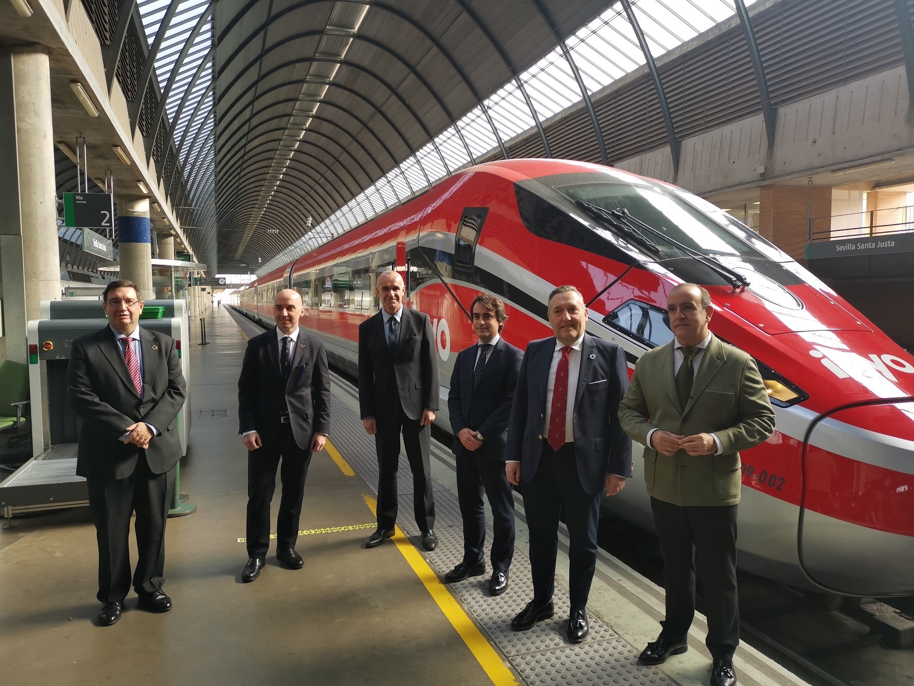 Iryo presenta en Sevilla su nuevo tren de alta velocidad