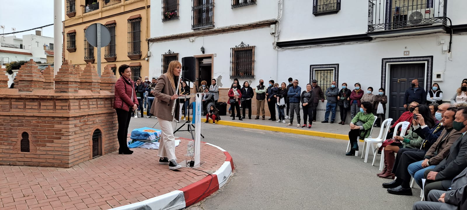 La Algaba dedica una rotonda a los donantes de sangre, órganos y tejidos