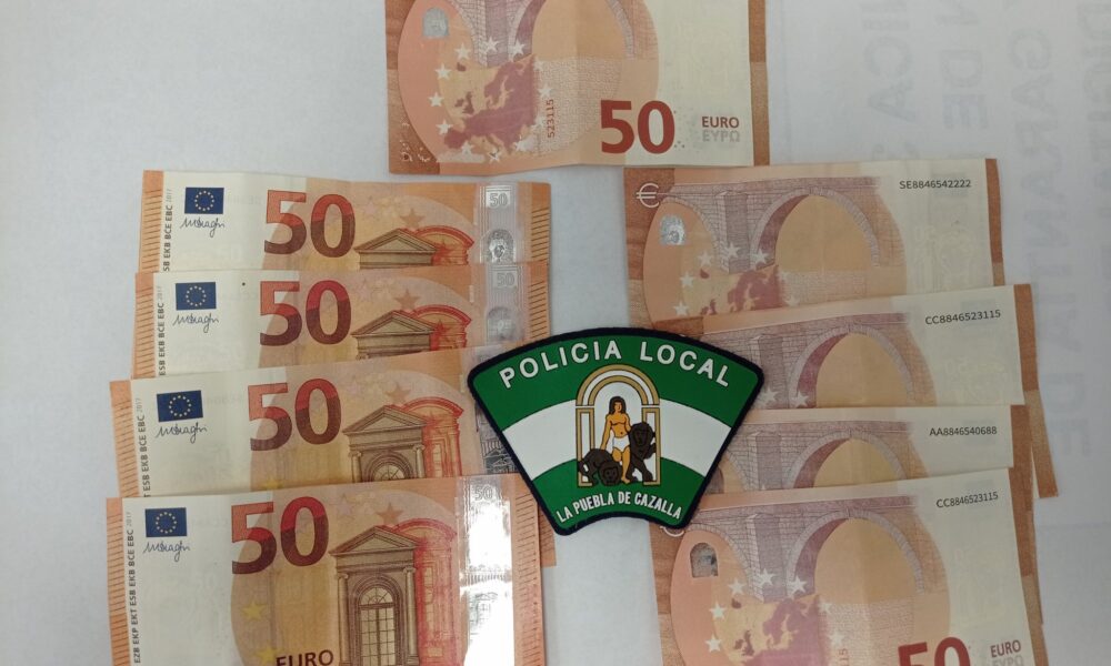 billetes falsos