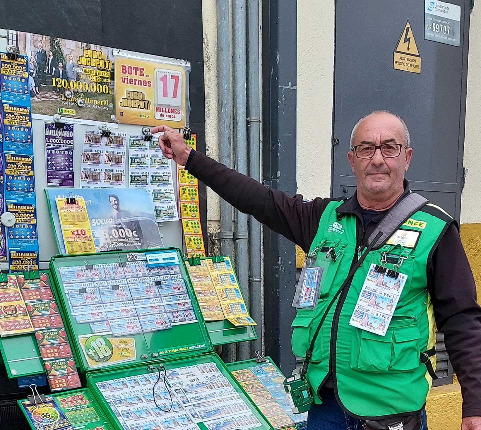 El Eurojackpot de la ONCE deja más de 640.000 euros en Lebrija