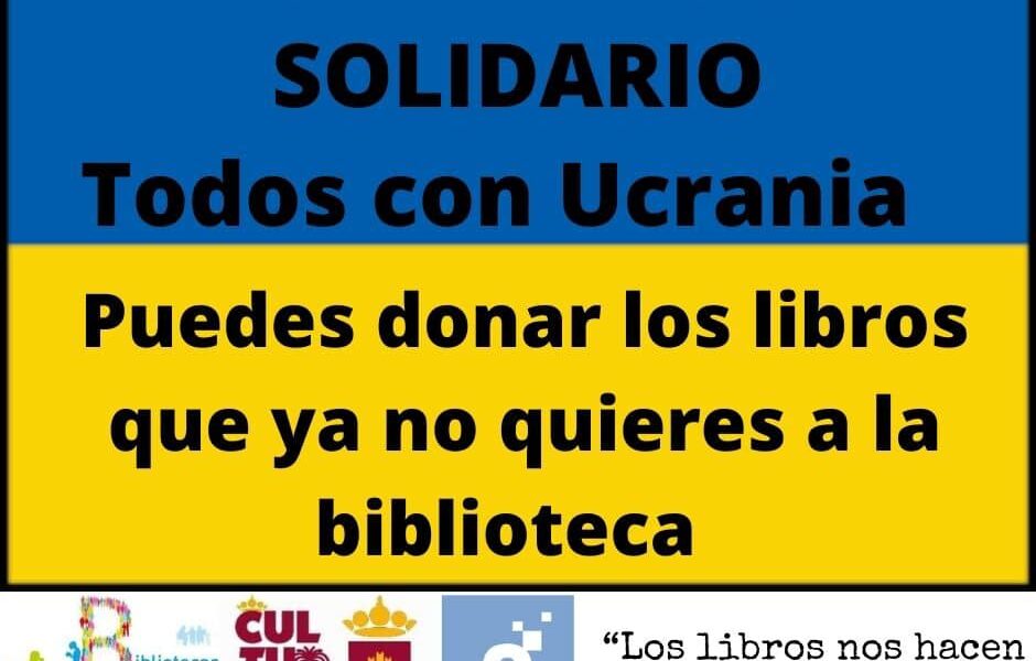 Guillena organiza el mercadillo solidario de libros ‘Todos con Ucrania’