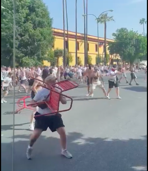 Pelea Sevilla
