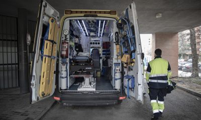 Heridos dos trabajadores tras un accidente con una radial en Huelva