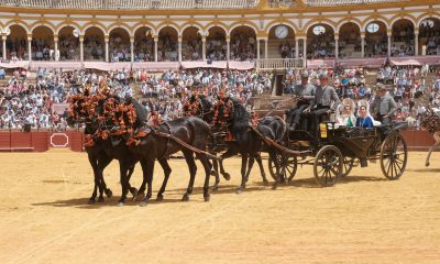 Los enganches vuelven a llenar la Maestranza el domingo de Feria