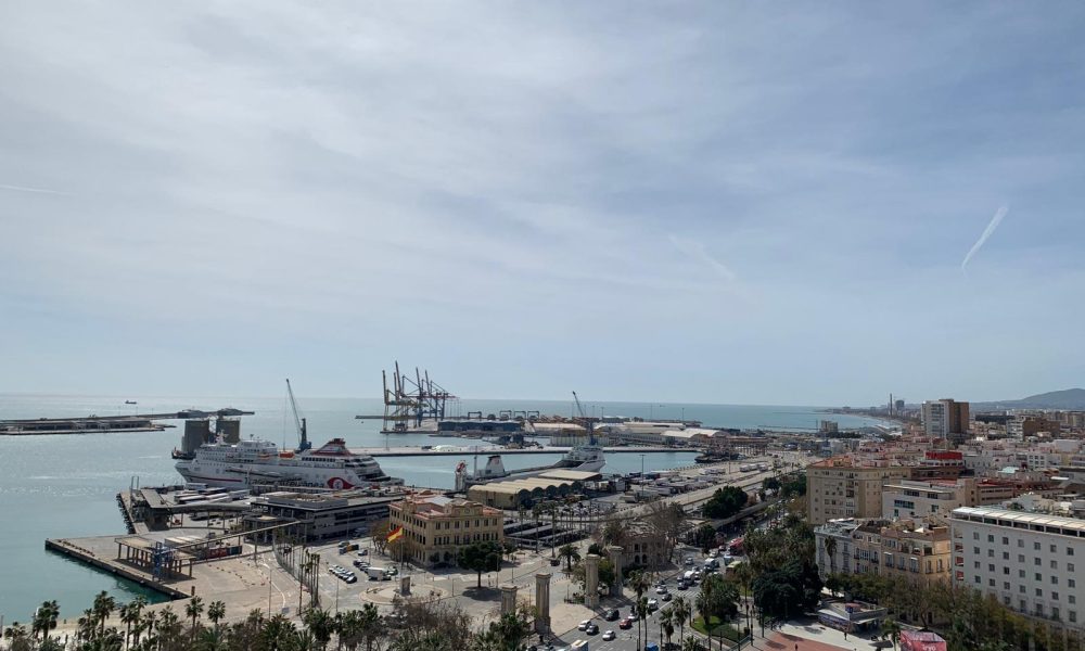 Malaga vistas puerto