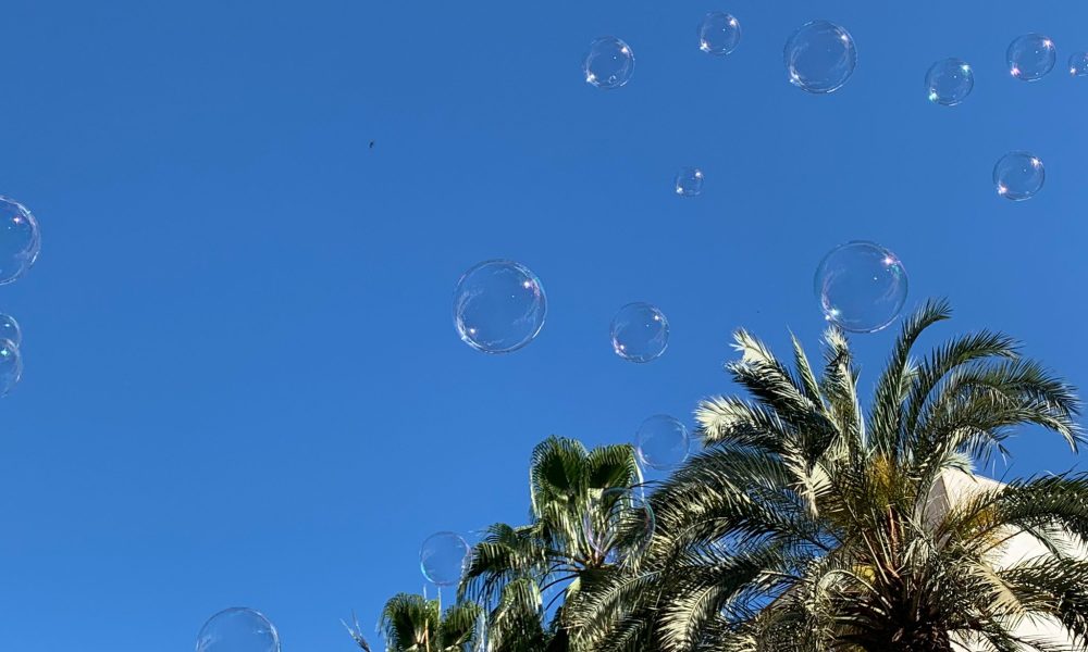 Burbujas cielo