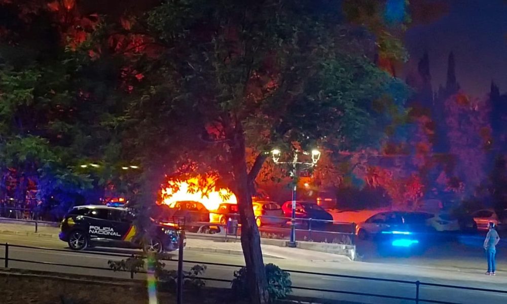 incendio coches S Juan