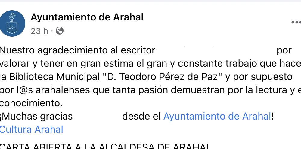 Facebook Arahal