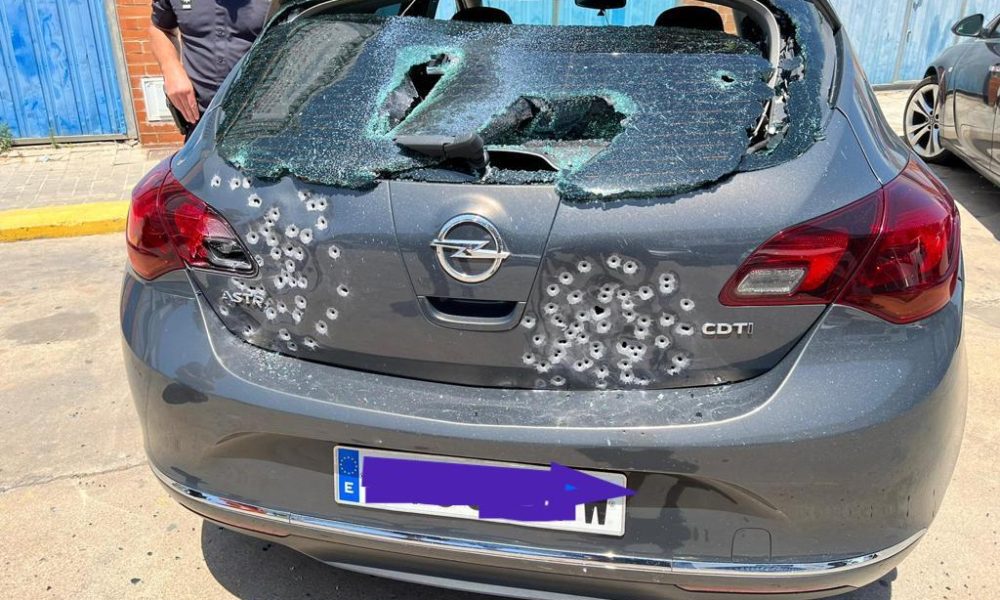 coche disparos